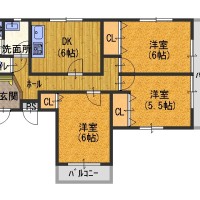 室内間取図(間取)