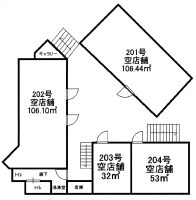 2階フロアマップ(間取)