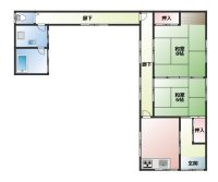 淡路市志筑＿約69坪の敷地に建つ小さな平屋建て。志筑街中で便利な立地です！