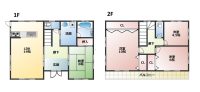 淡路市中田＿高台の分譲地にある広々した4LDKの家。敷地内に2台駐車可能！