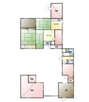 淡路市深草＿憧れの田舎暮らしを体現した古民家。敷地の一部から海が望めます。