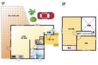 淡路市尾崎＿四季の丘☆素敵なログハウス２LDKの賃貸です。駐車スペース有り◎