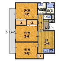 室内間取図(間取)